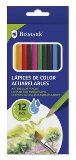 12 LAPICES MADERA ACUARELABLES COLORES 27516