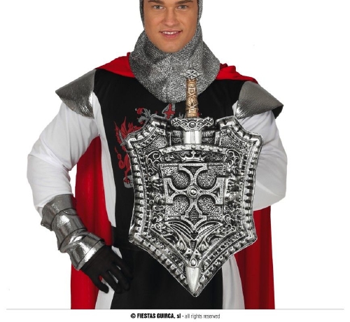 ESCUDO 44CM CON ESPADA 58CM CRUZ 17290