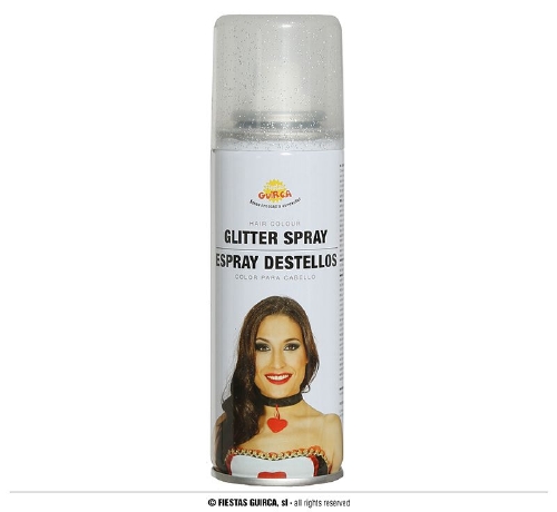 LACA SPRAY PELO 125ML GLITTER PLATA 170045