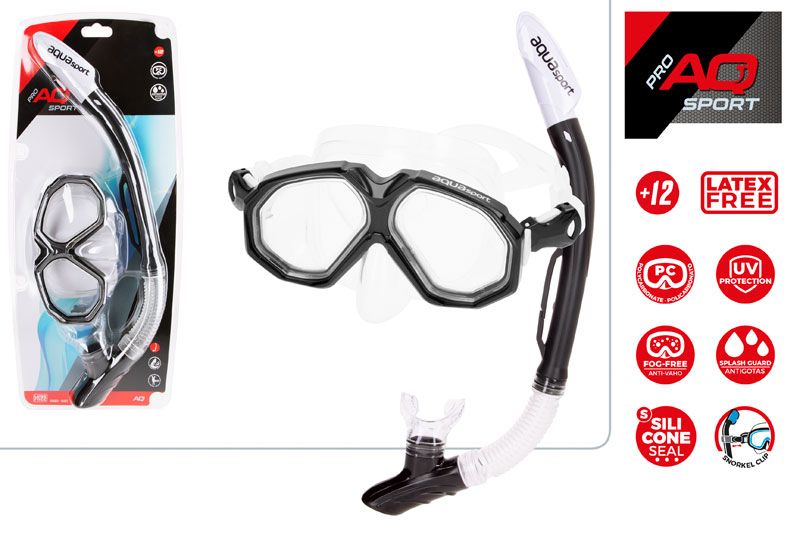 SET BUCEO ADULTO MASCARA/TUBO +12 54256 