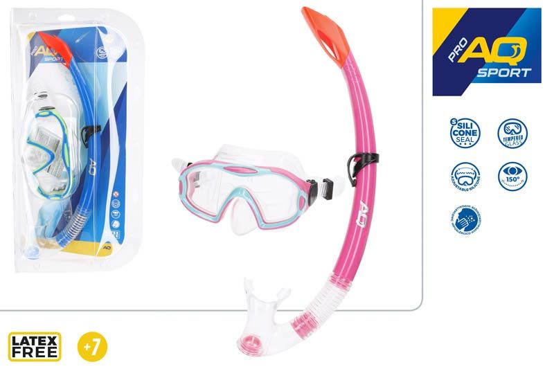 SET BUCEO JUNIOR MASCARA/TUBO SILICONA/CRISTAL 542488 