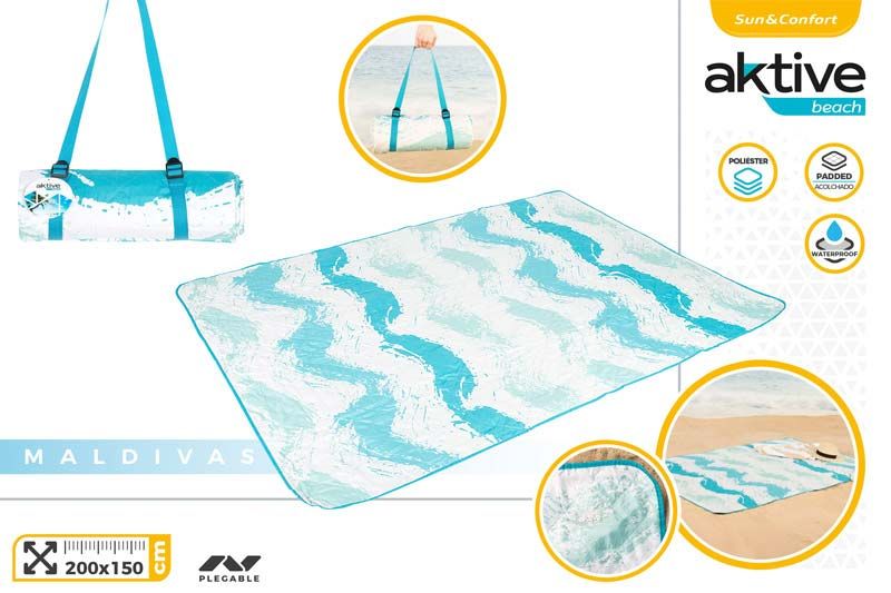 ALFOMBRA PLAYA ACOLCHADA MALDIVAS 624122
