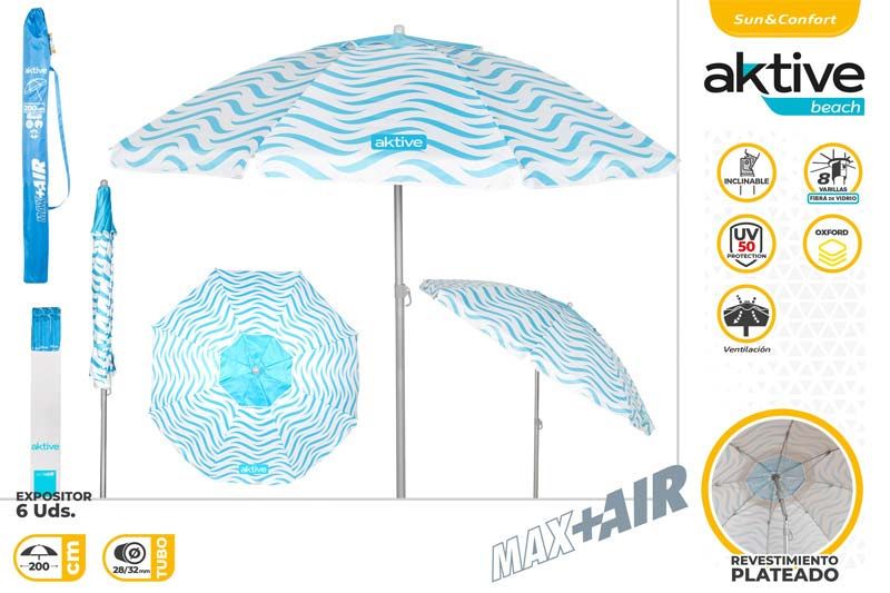 SOMBRILLA D200CM POLIESTER C/FUNDA 624405