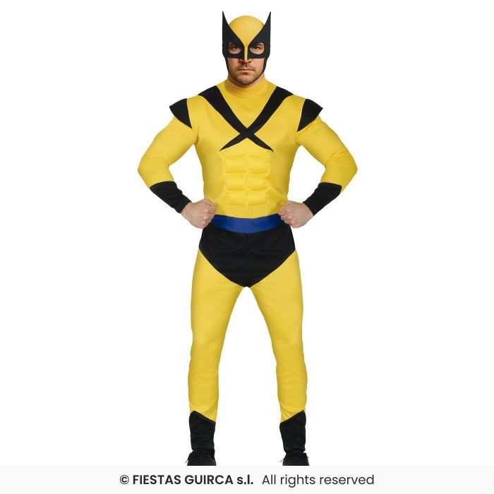 DISFRAZ ADULTO YELLOW MUSCLE T/L 52-54 89078