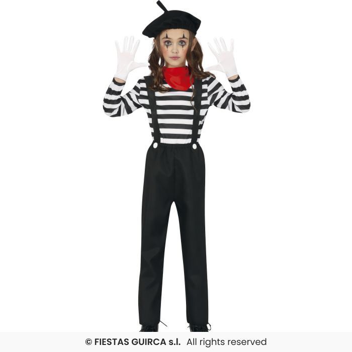 DISFRAZ INFANTIL MIME T/10-12 A�OS 77228