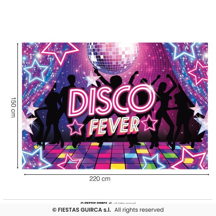 PHOTOCALL DISCO 250X150CM 31151