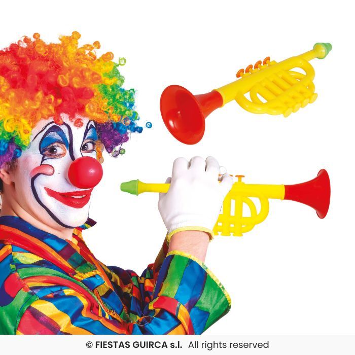 TROMPETA 32CM PVC MULTICOLOR 27359