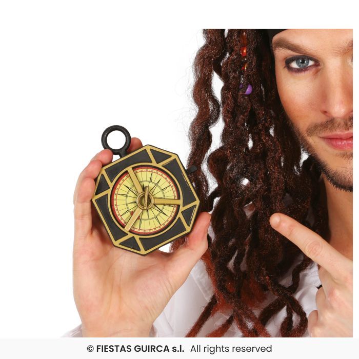 BRUJULA 10CM PVC MARRON 17087