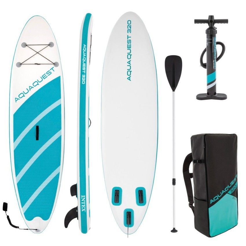 TABLA PADDLE SURF HINCHABLE AQUAQUEST 320 320X81X15CM C/ACCESORIOS 42281