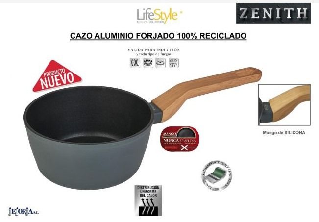 CAZO ALUMINIO INDUCCION ZENITH 16CM LIFE STYLE 544567