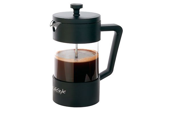 CAFETERA TETERA EMBOLO BOROSILICATO 600ML DARK LIFE STYLE 539648